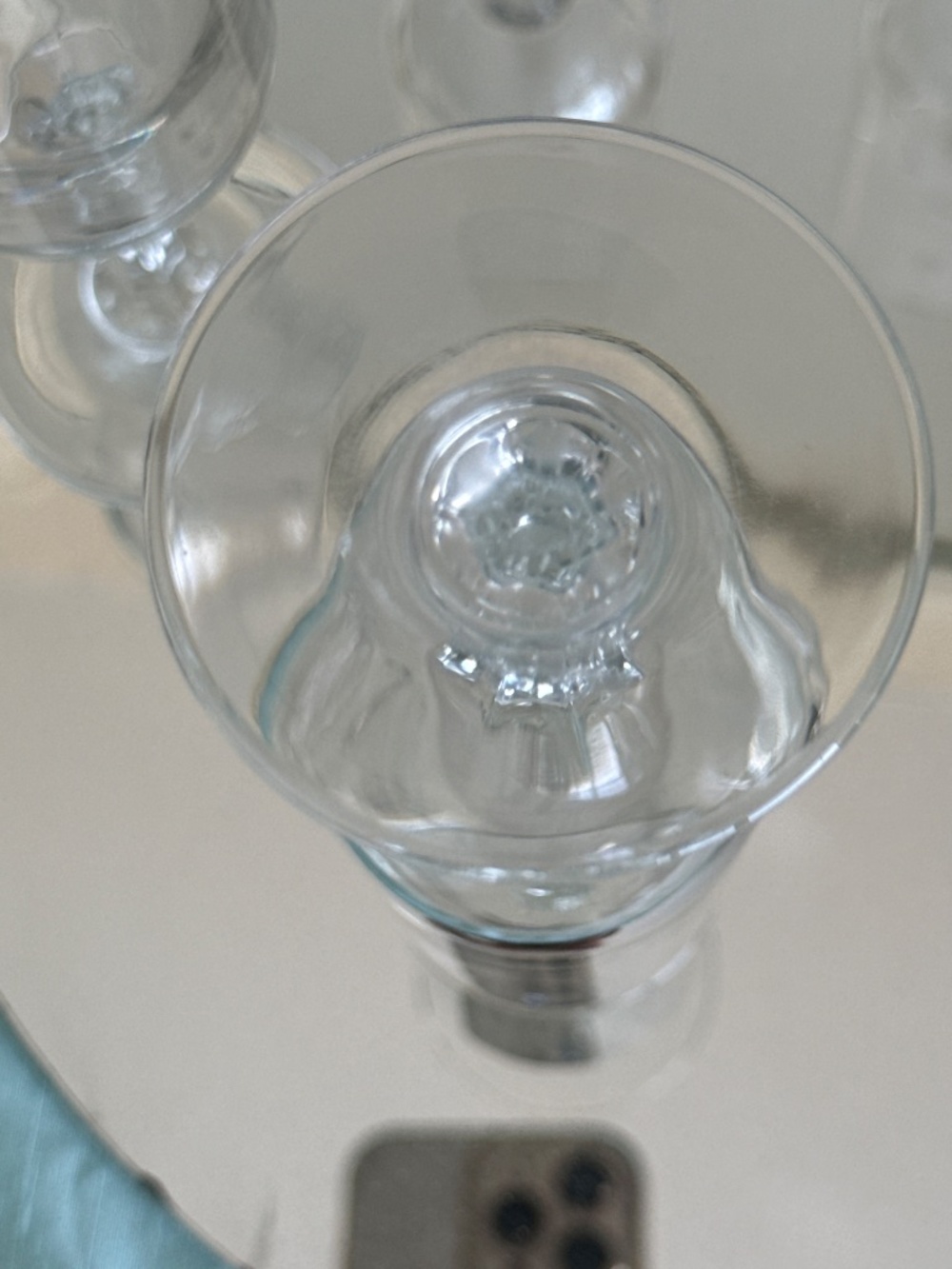 6 Vintage Cristal d Arques /Luminarc France champagne, flutes - Picture 3 of 3
